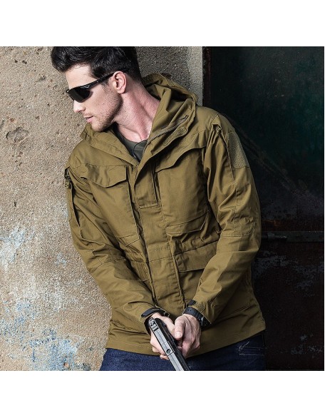 Consul's Spy Tactical Coat for Men's Autumn/Winter Outdoor Waterproof Charge Coat