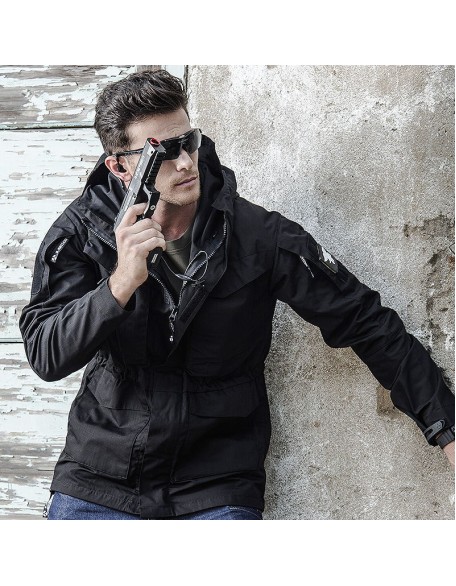 Consul's Spy Tactical Coat for Men's Autumn/Winter Outdoor Waterproof Charge Coat