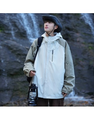 Men's outdoor windproof and waterproof mountain climbing assault suit